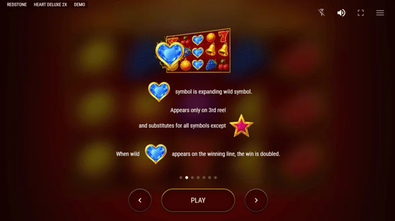 Heart Deluxe 2x – sæt af symboler: syv, klokke, frugt