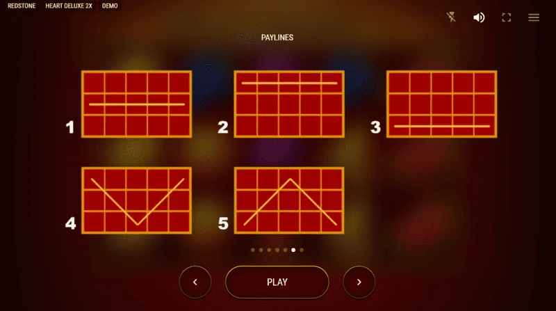 Heart Deluxe 2x – fem vindende linjer fra venstre mod højre